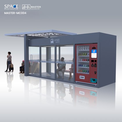 超強(qiáng)抗風(fēng)鋼結(jié)構(gòu)最劃算的現(xiàn)代4G/Wifi候車亭